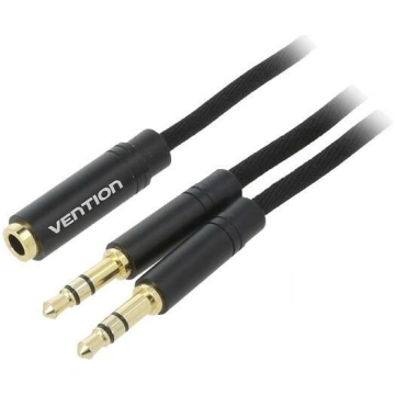 Cable mini jack 3.5 mm (female) to 2x mini jack 3.