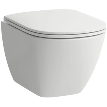 Laufen Lua - Piekaramais tualetes pods, Rimless, b