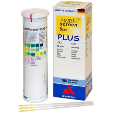 COMBI SCREEN 5SYS PLUS Urīna sloksnes - 5 parametr