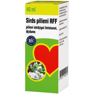Sirds pilieni RFF pilieni iekšķīgai lietošanai 40 
