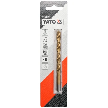 Urbis metālam HSS-TIN 7.0 mm (YT-44656) Yato YT-44