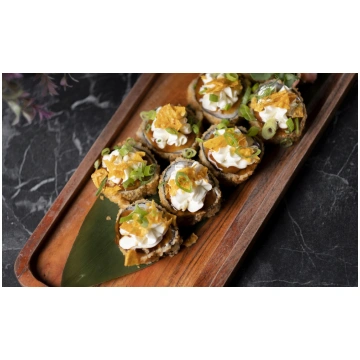 Chicken načos tempura maki