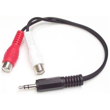 StarTech.com 6-inch Stereo Audio Cable - 3.5mm Mal