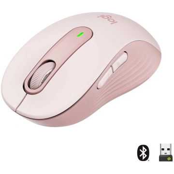 LOGITECH Signature M650 Wireless Mouse, Pink 910-0