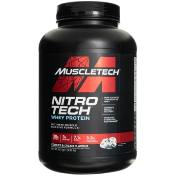 MuscleTech Nitro Tech proteīna garšas cepumi ar kr