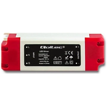 Qoltec Barošanas avots Led Driver | 100-240v | Ip2