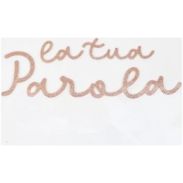 Custom name or word in EVA glitter rubber - font 3