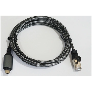 Kabelis usb c - rj-45 2 m cat.6, 1 gbit TB AKTBXKS