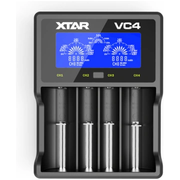 XTAR VC4 akumulatoru lādētājs XTAR-VC4