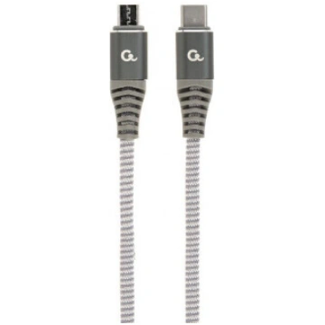 Cablexpert | Premium cotton braided USB Type-C to 