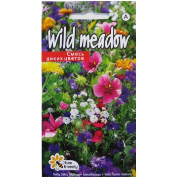 Savvaļas ziedu maisījums Wild Medow sēklas 1gr Kur