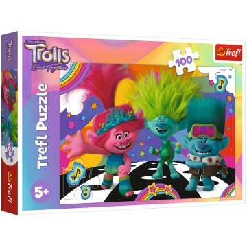 Puzle Trefl Trolls 16461T, 27.5 cm x 41 cm, 100 ga