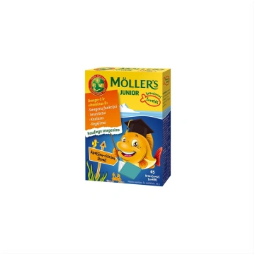 MOLLER"S OMEGA-3 JUNIOR, citrona-apelsīna garša, 4