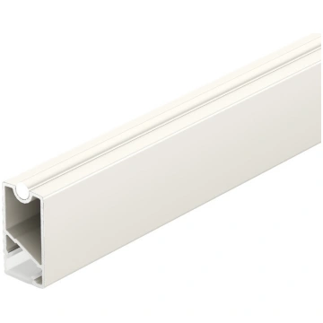 Kvadrātveida drēbju sliede gaismas lentei, 2500 mm