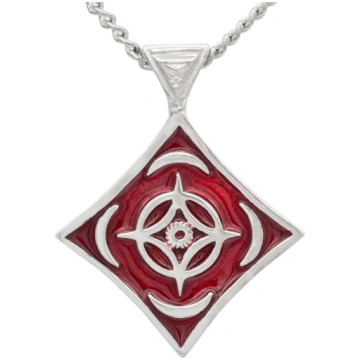 2025 Cosmere® Pendant - Sterling Silver - Ruby Ena