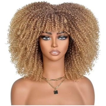 14 collu īsas cirtaini afro parūkas melnādainajām 
