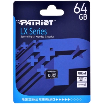 Patriot Memory PSF64GMDC10 memory card 64 GB Micro
