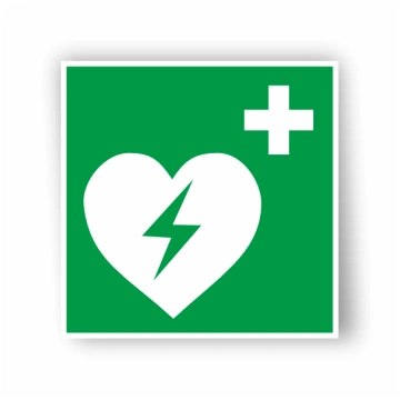 Defibrilatora info zīme