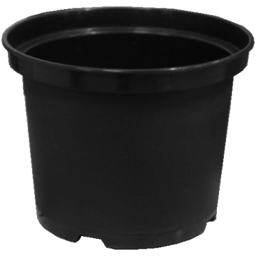 Podiņi apaļie melnie 19cm 3.6L BESK