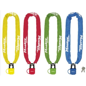 Velo ķēde ar piekaramo atslēgu - krāsaina 6mm x 90