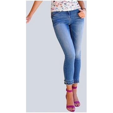 Džinsi sievietēm Alba Moda 466-1127, zili, 36