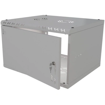 19" RACK 6U 450 mm piekaramais serveru skapis ar m