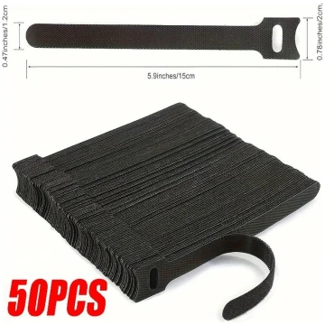 10-100pcsReleasable Cable Organizer Ties Mouse Ear
