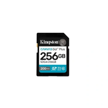 Kingston memory card 256GB SDXC Canvas Go Plus Gen
