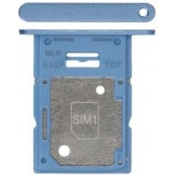 SIM card holder Samsung A156 A15 5G Blue original 