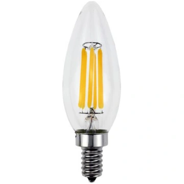 Omega LED Bulb Filament Candle E14 4W 2800K OMELE1