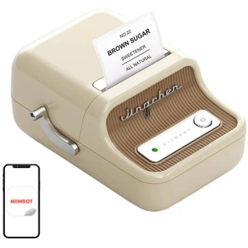 NIIMBOT Portable Label Printer Niimbot B21 (Cream)