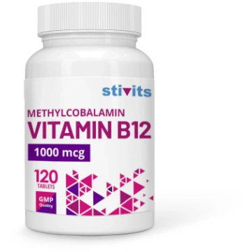 B12 Vitamīns (Metilkobalamīns) 1000 mcg, 120 table