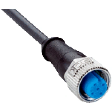 Konektors ar kabeli YF2A14-250UB3XLEAX, M12, 4-PIN