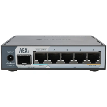 MIKROTIK NET ROUTER/SWITCH 5PORT 1000M/HEX S E60IU