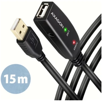 AXAGON USB repeater cable, 15 m | ADR-215 | USB Ty