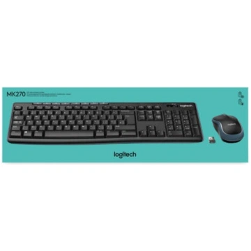KIT TASTIERA E MOUSE WIRELESS MK270 NERA