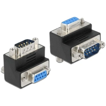 Delock D-Sub 9 pin male > female 270° angled | 652