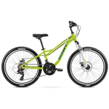 Bērnu velosipēds Romet Rambler Fit Green 24 collas