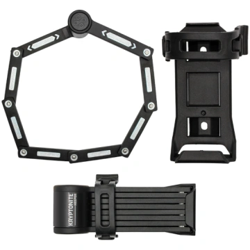 Kryptonite FOLDABLE LOCK MINI KEEPER - BLACK