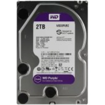 WD 2TB Purple SATA III cietais disks HDD WD20PURZ-