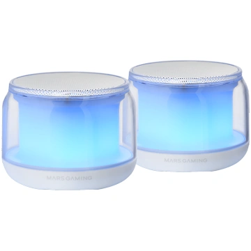 Mars Gaming MSAURAW USB DSP Stereo PC Speaker 15W 