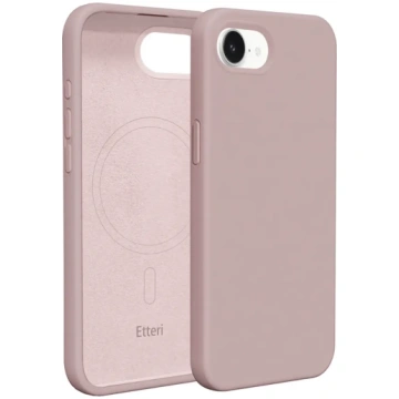 Etteri Silicone Mag case for iPhone 16e light pink