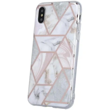 Fusion Geometric Marble silikona aizsargapvalks Ap