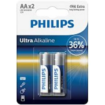 Philips LR6E2B/ 10 Ultra Alkaline AA / 2 pcs Bater