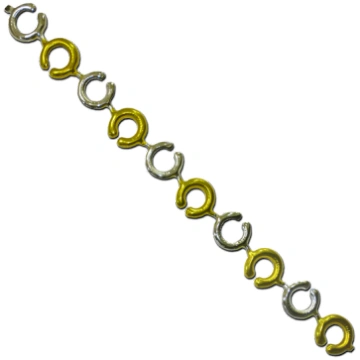 BICOLORED DECORATIVE CHAIN 72"