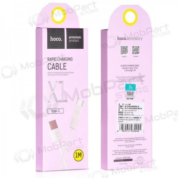 USB kabelis HOCO X1 Rapid - Type-C 1.0m (balts)