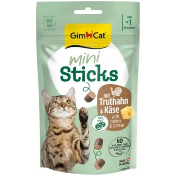 Kārumi kaķiem Gimcat Mini Sticks With Turkey & Che