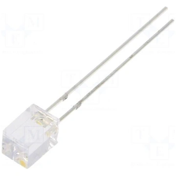 LED | white warm | rectangular | 5x5x7mm | 750÷112