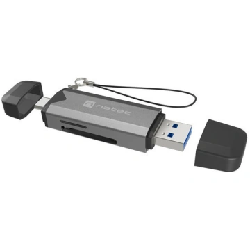 NATEC Card reader SCARAB 3 USB A/C SD/Micro USB 3.