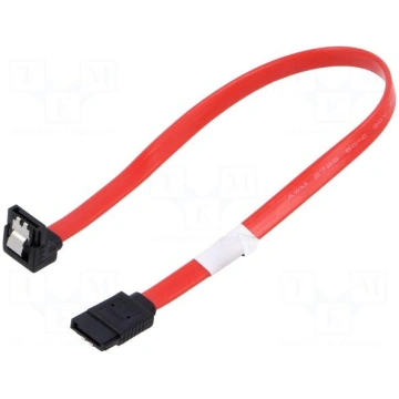 Cable: SATA | SATA plug,SATA plug angled | 0.5m | 